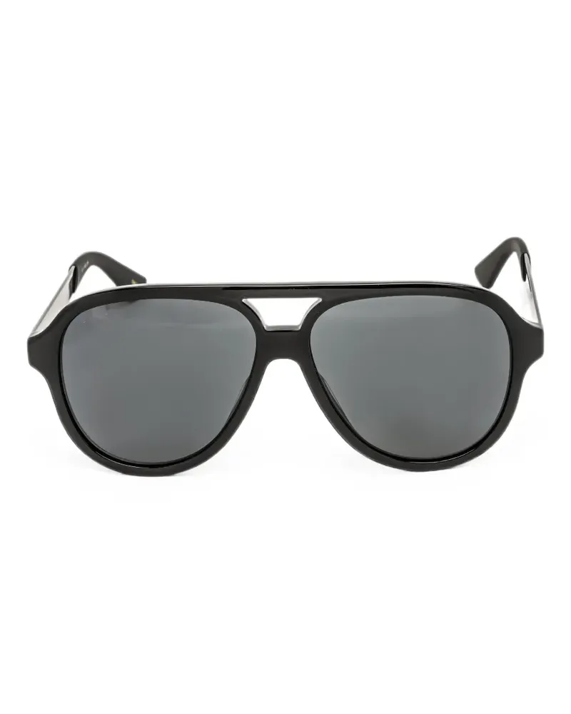 Gucci pilot-frame sunglasses - Schwarz Schwarz