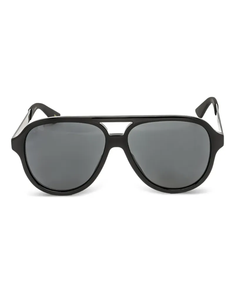 Gucci Getönte Pilotenbrille - Schwarz Schwarz