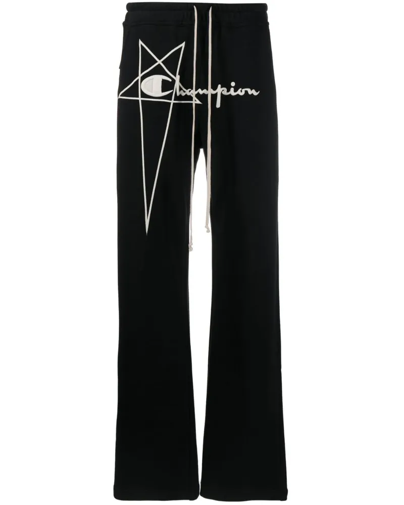 Rick Owens Bestickte Hose Schwarz