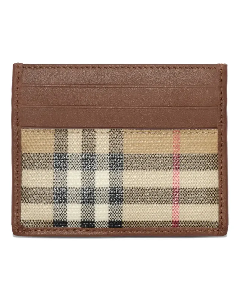 Burberry Check card case - Braun Braun