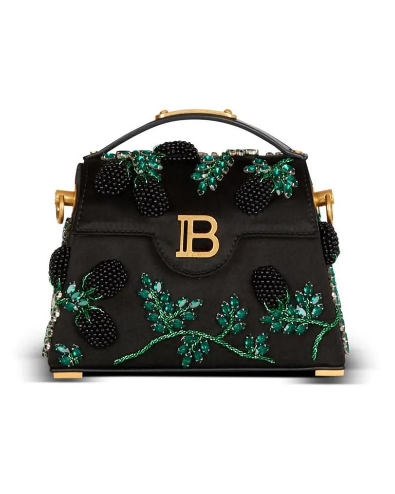 Balmain Kleine B-Buzz Dynastie Schultertasche - Schwarz Schwarz