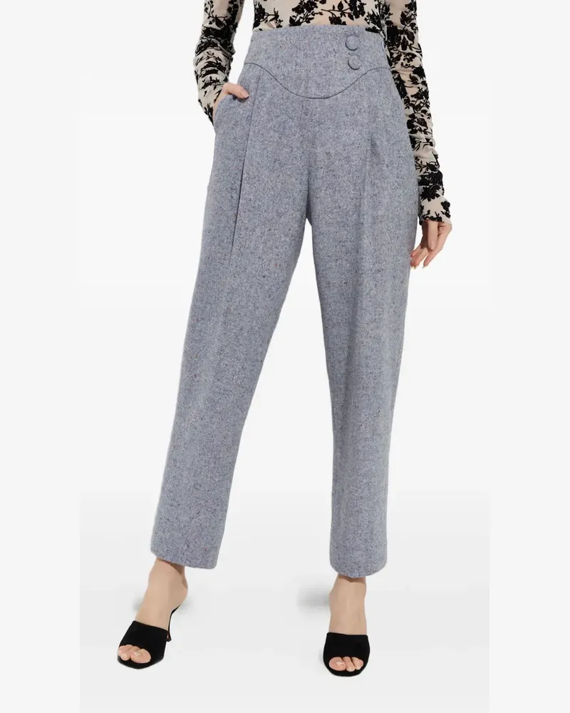 Marianna Senchina Banana buttoned trousers - Grau Grau