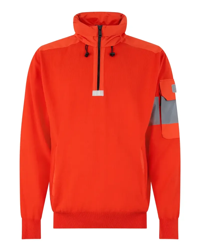 Paul & Shark Pullover mit Viertelreißverschluss - Rot Rot