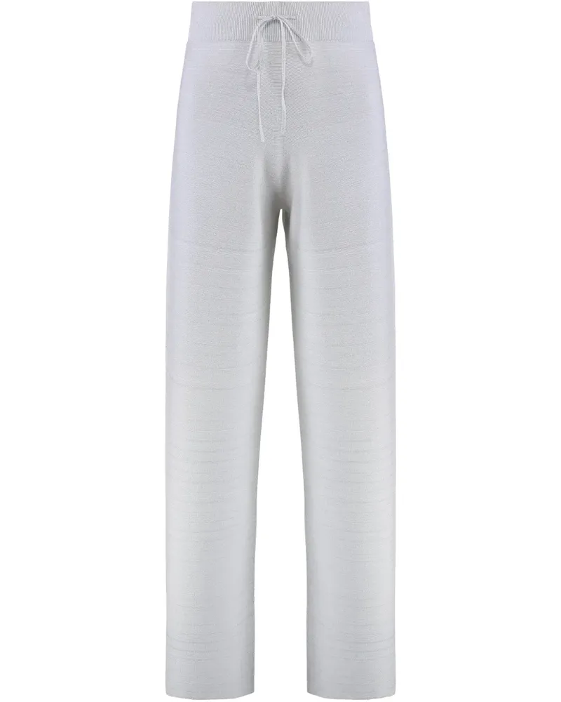 Fabiana Filippi Gerade Lurex-Hose - Grau Grau