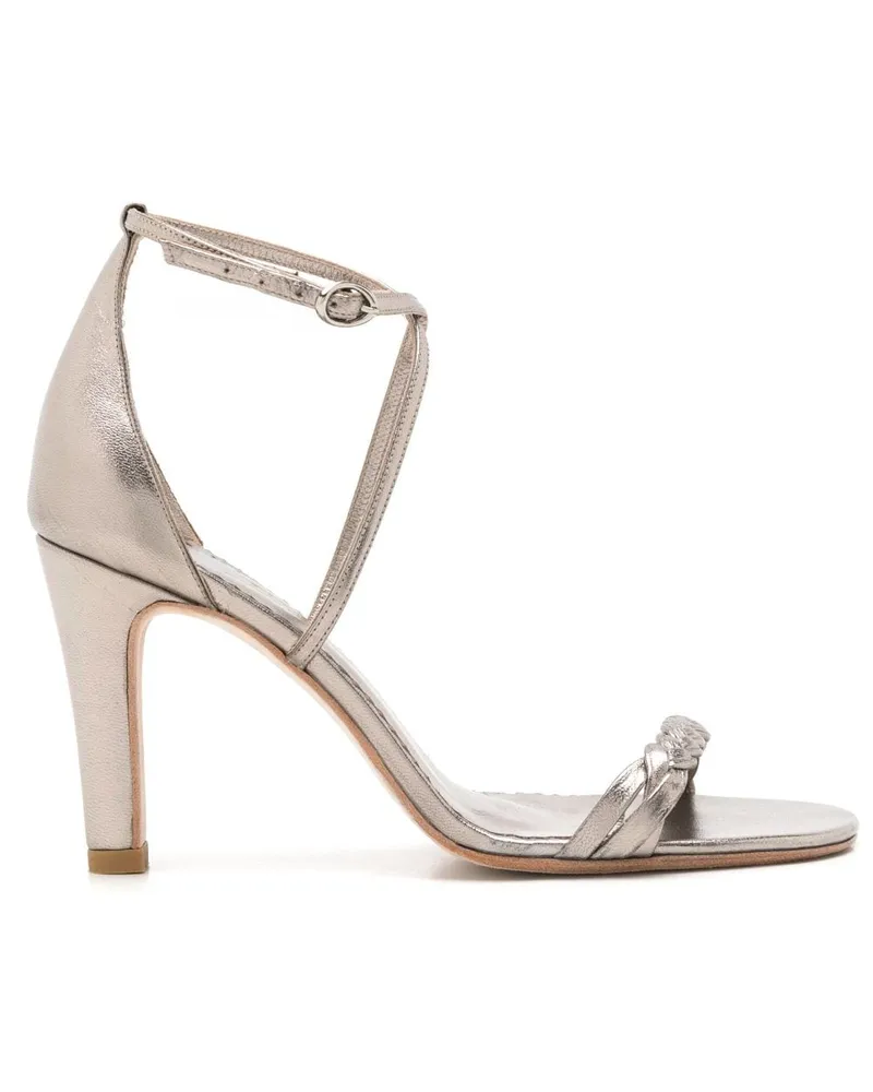 Sarah Chofakian Sandalen im -Look Metallic