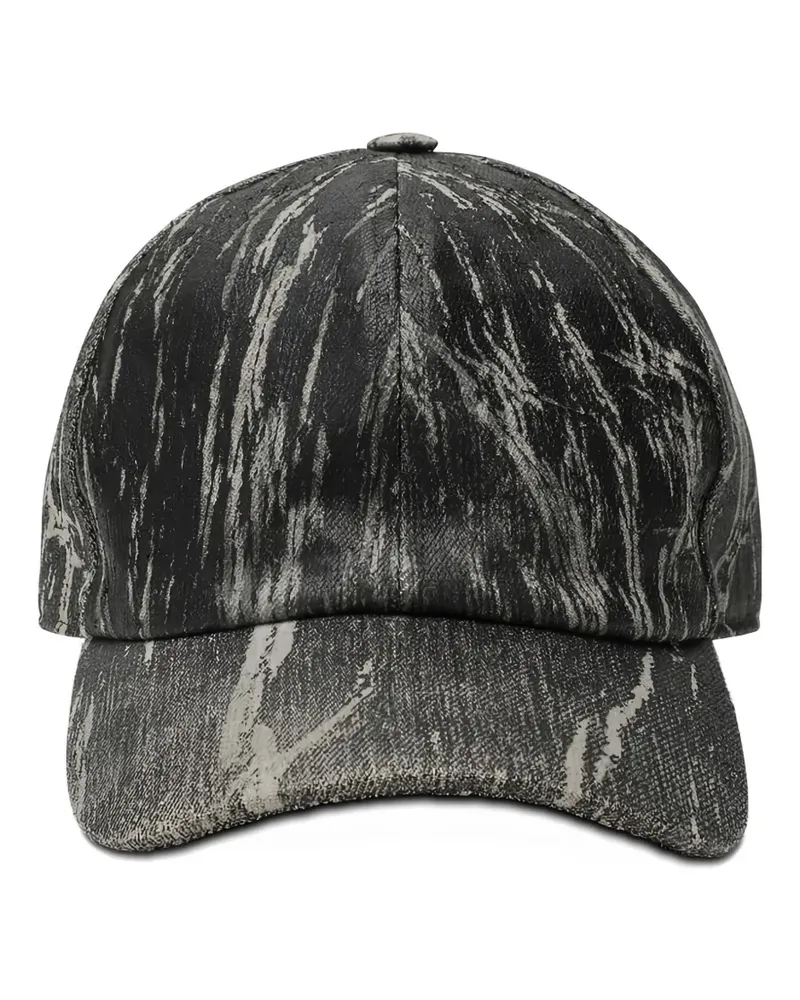 DRKSHDW by Rick Owens patterned baseball cap - Schwarz Schwarz