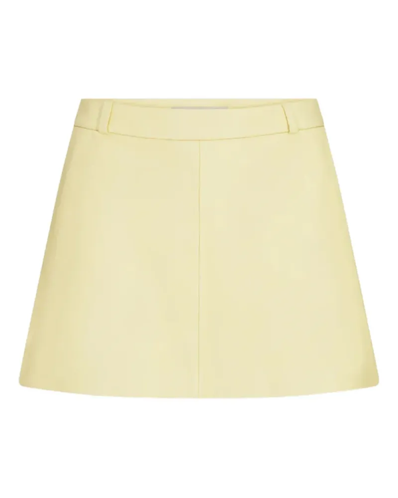 Frame Denim The Leather Mini skirt - Gelb Gelb