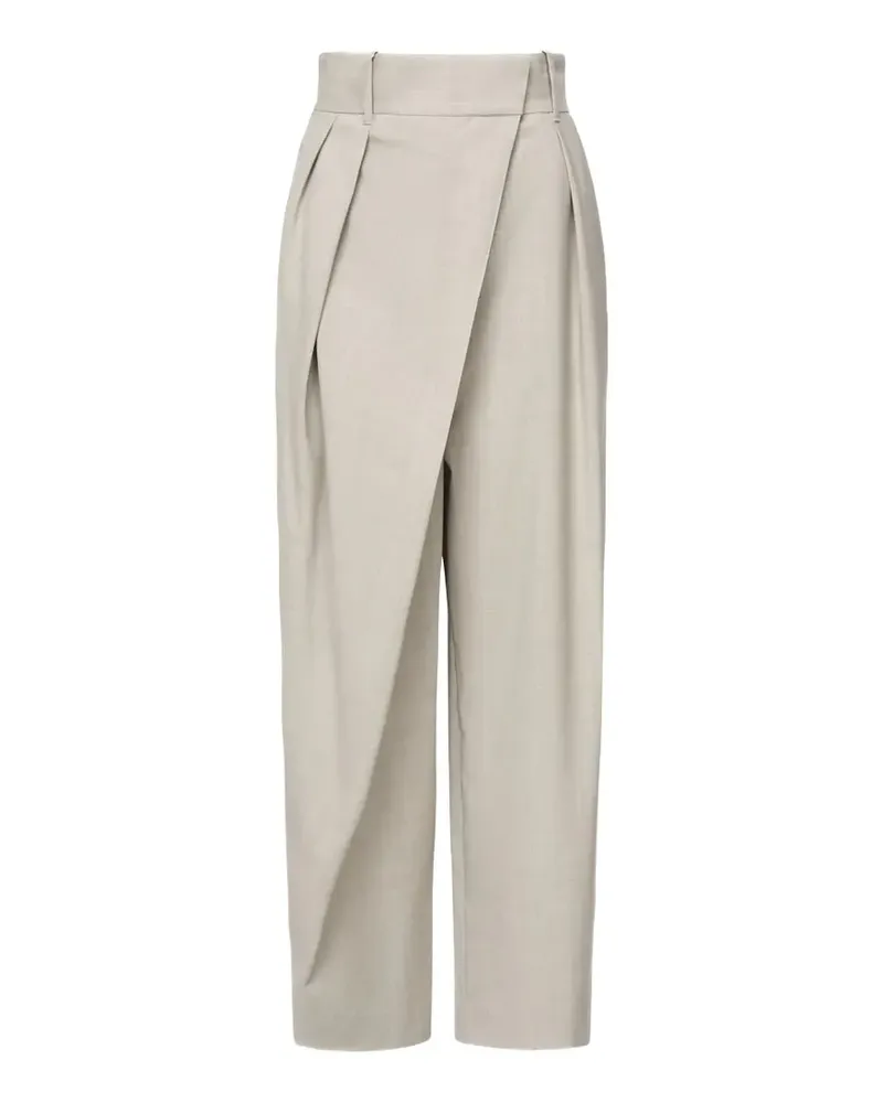 Loewe pleated wrap trousers - Nude Nude