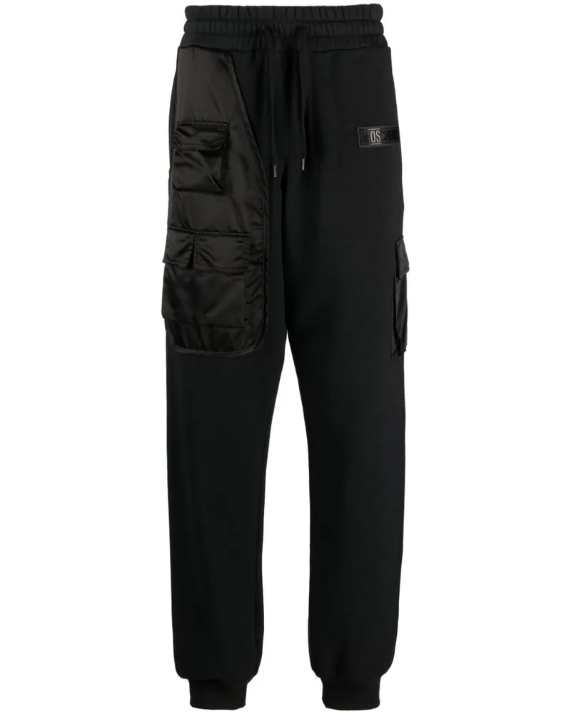 Moschino Jogginghose mit aufgesetzten Taschen - Schwarz Schwarz