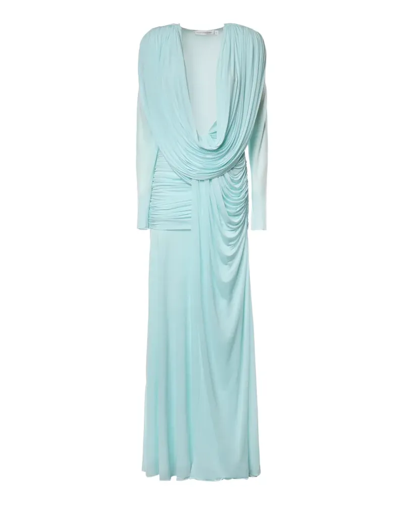 Christopher Esber Drapiertes Maxikleid - Blau Blau