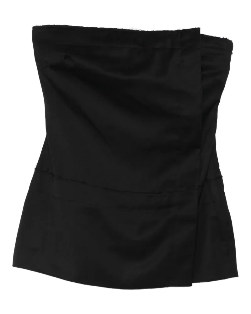 Entire Studios Asymmetrisches Schlauchtop - Schwarz Schwarz