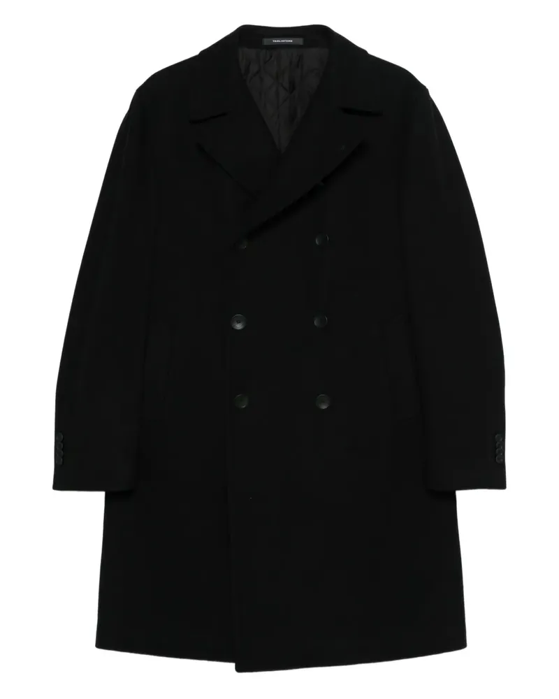 Tagliatore Doppelreihiger Arden Mantel - Schwarz Schwarz