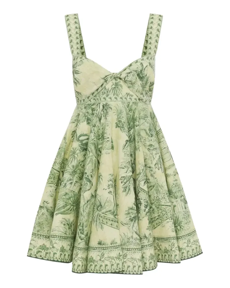 ALEMAIS Sara Minikleid mit Print - Nude Nude