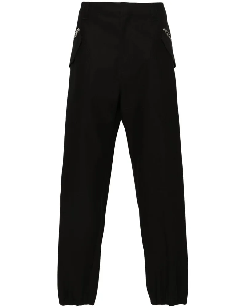 Loewe Cargohose aus Gabardine Schwarz