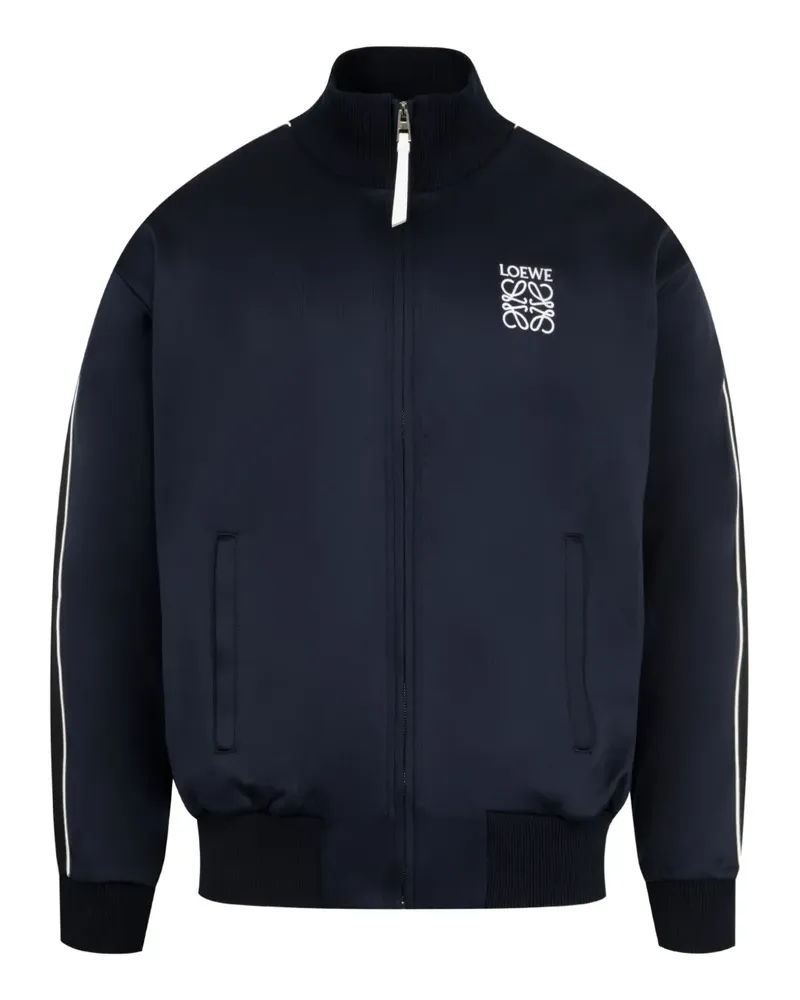 Loewe Sportjacke mit Logo-Stickerei - Blau Blau