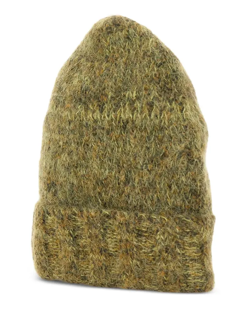 Laneus mouliné beanie hat - Grün Grün