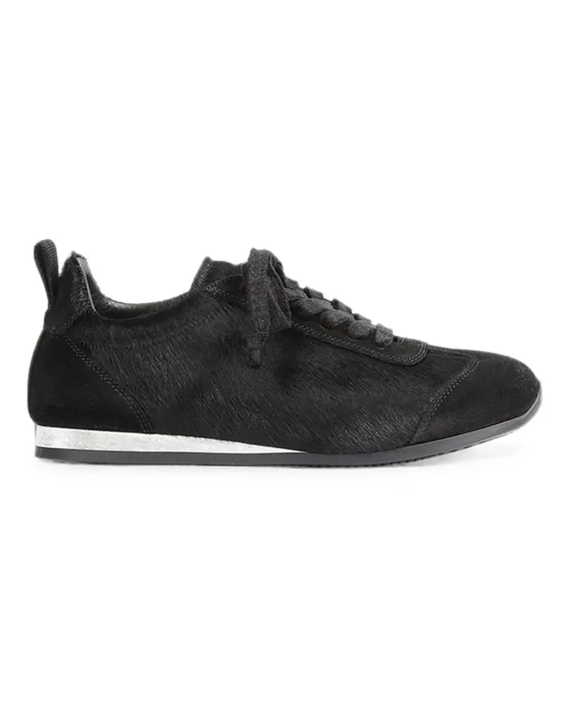 Uma Wang calf hair suede sneakers - Schwarz Schwarz