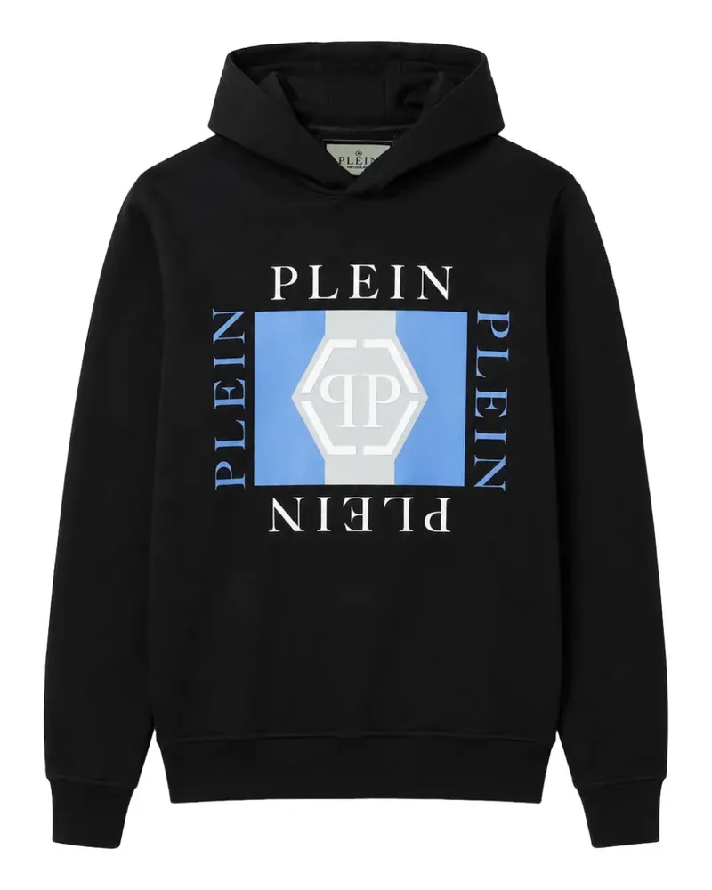 Philipp Plein Hoodie mit Logo-Print - Schwarz Schwarz