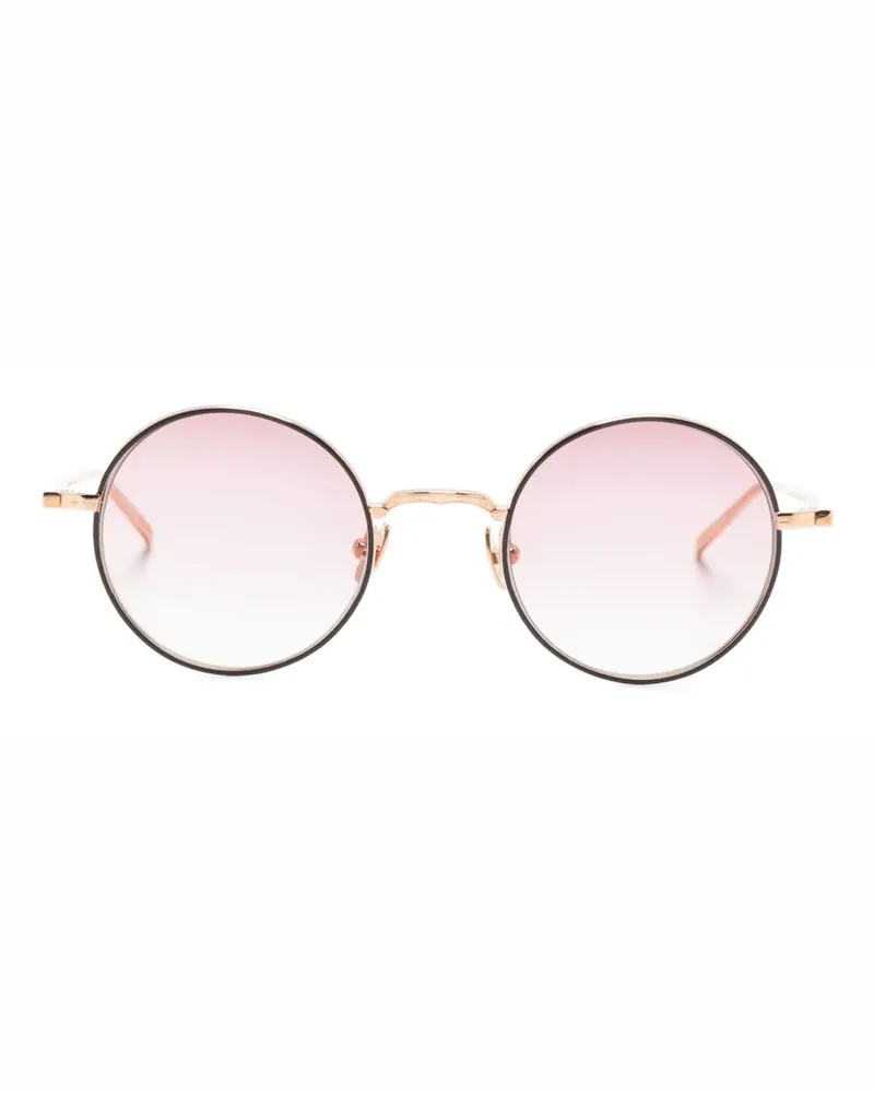 MATSUDA Runde Sonnenbrille mit Farbverlauf - Rosa Rosa