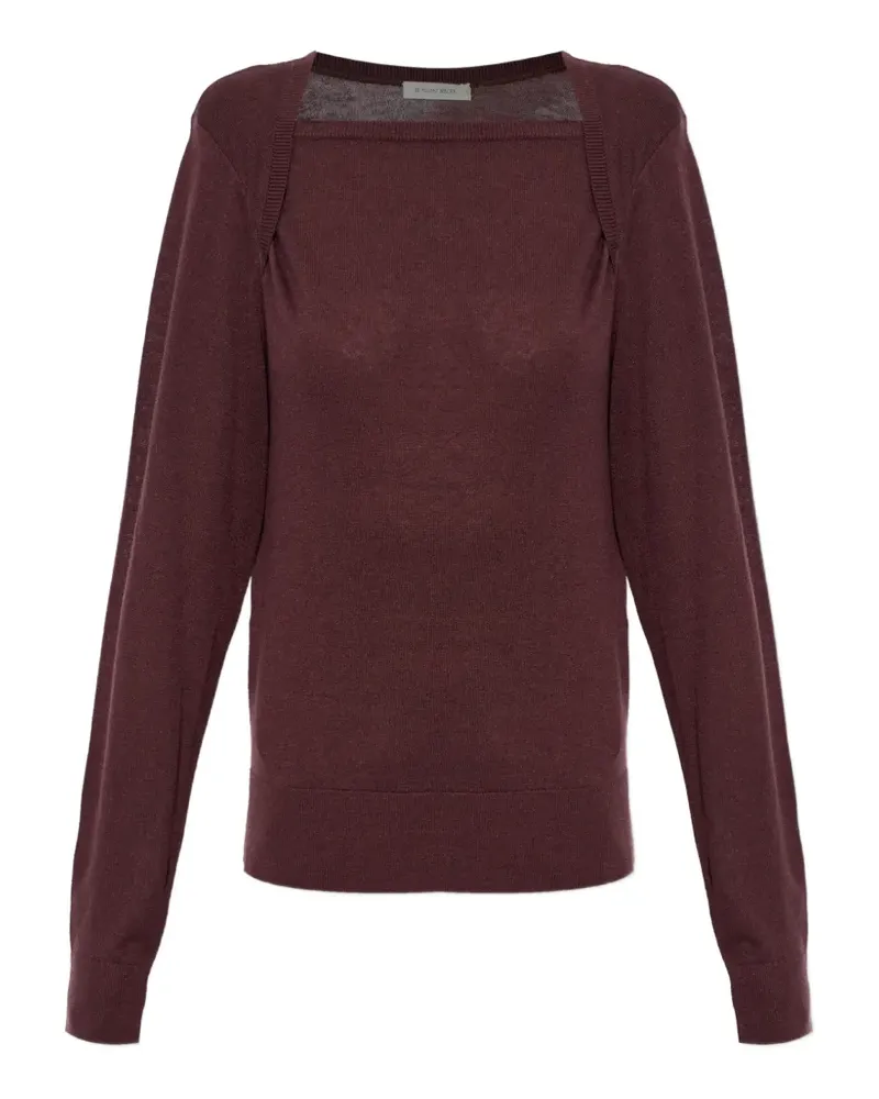 By Malene Birger Gwen square-neck sweater - Braun Braun