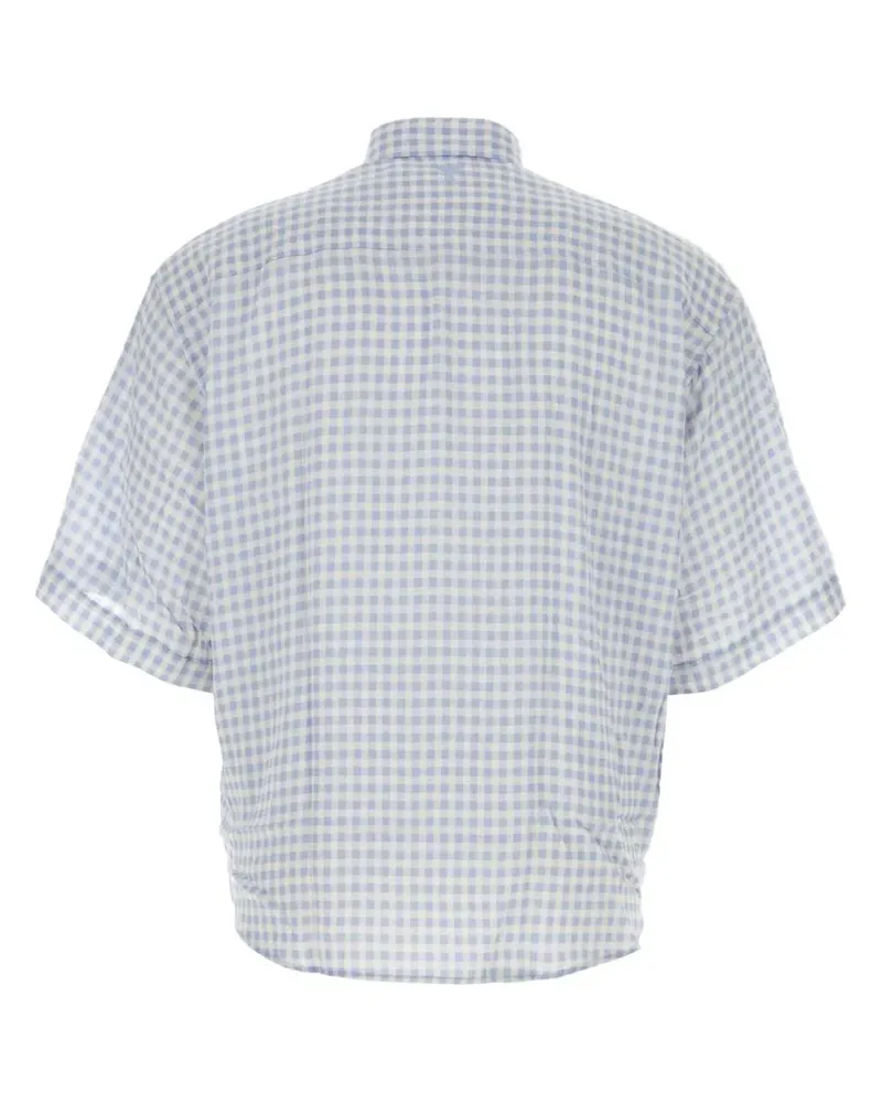 AMI Paris Hemd mit Vichy-Karo - Blau Blau