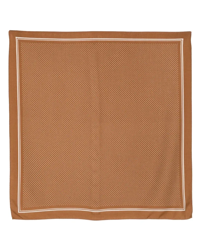 Destin Schal mit Polka Dots - Braun Braun