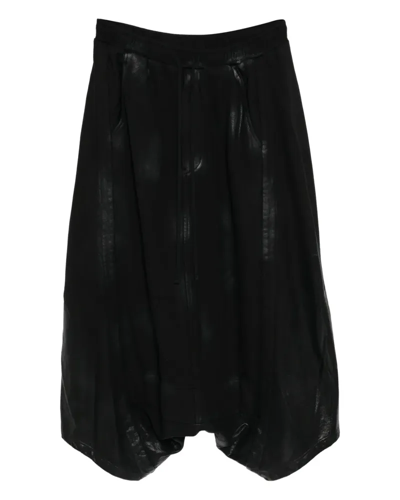 Julius Hose mit tiefem Schritt - Schwarz Schwarz