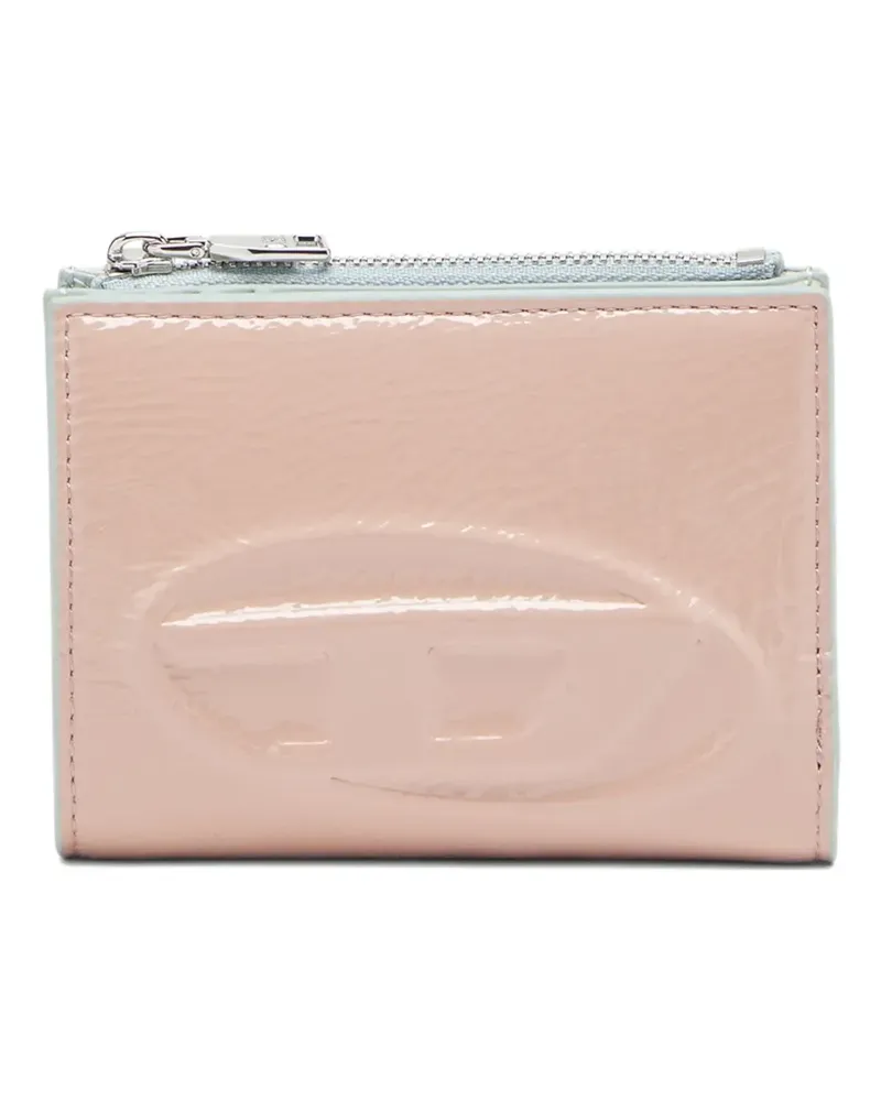Diesel Portemonnaie mit Logo-Prägung - Rosa Rosa