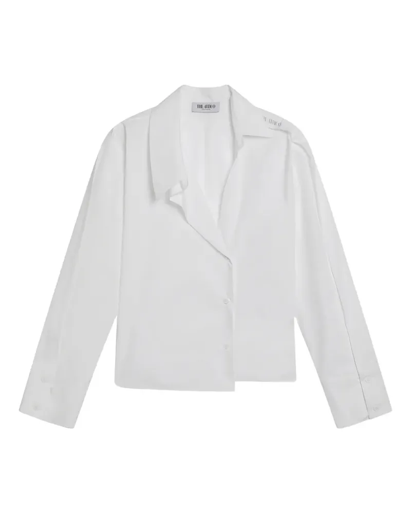 ATTICO Asymmetrisches Hemd - Weiß Weiß