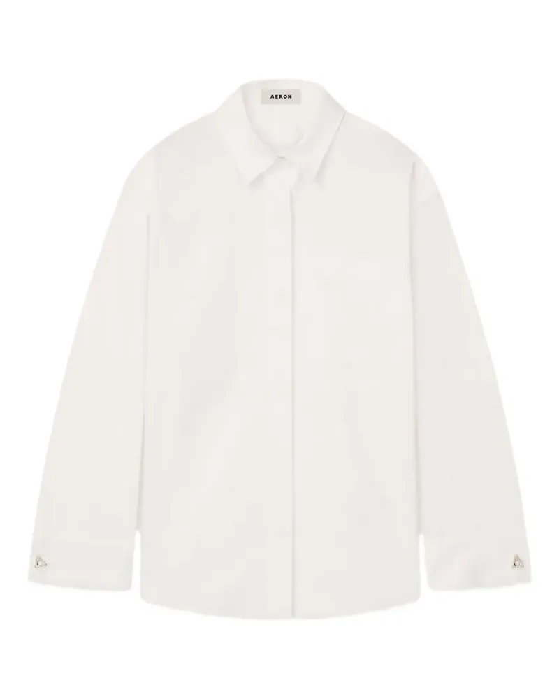 AERON Francis chest-pocket shirt - Weiß Weiß