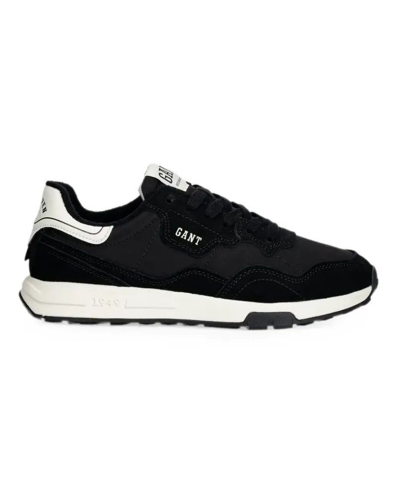 Gant Youtron logo-patch lace-up sneakers - Schwarz Schwarz