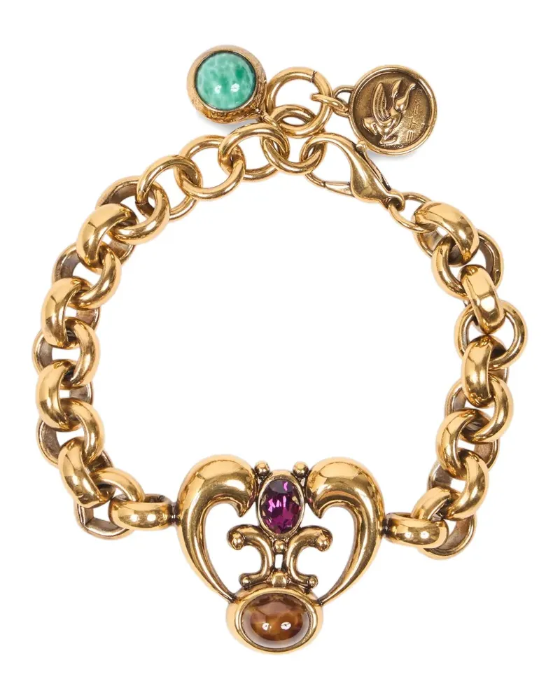 Etro Armband mit Herzanhänger - Gold Gold