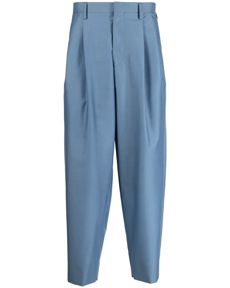 kolor Cropped-Hose mit Tapered-Bein - Blau Blau