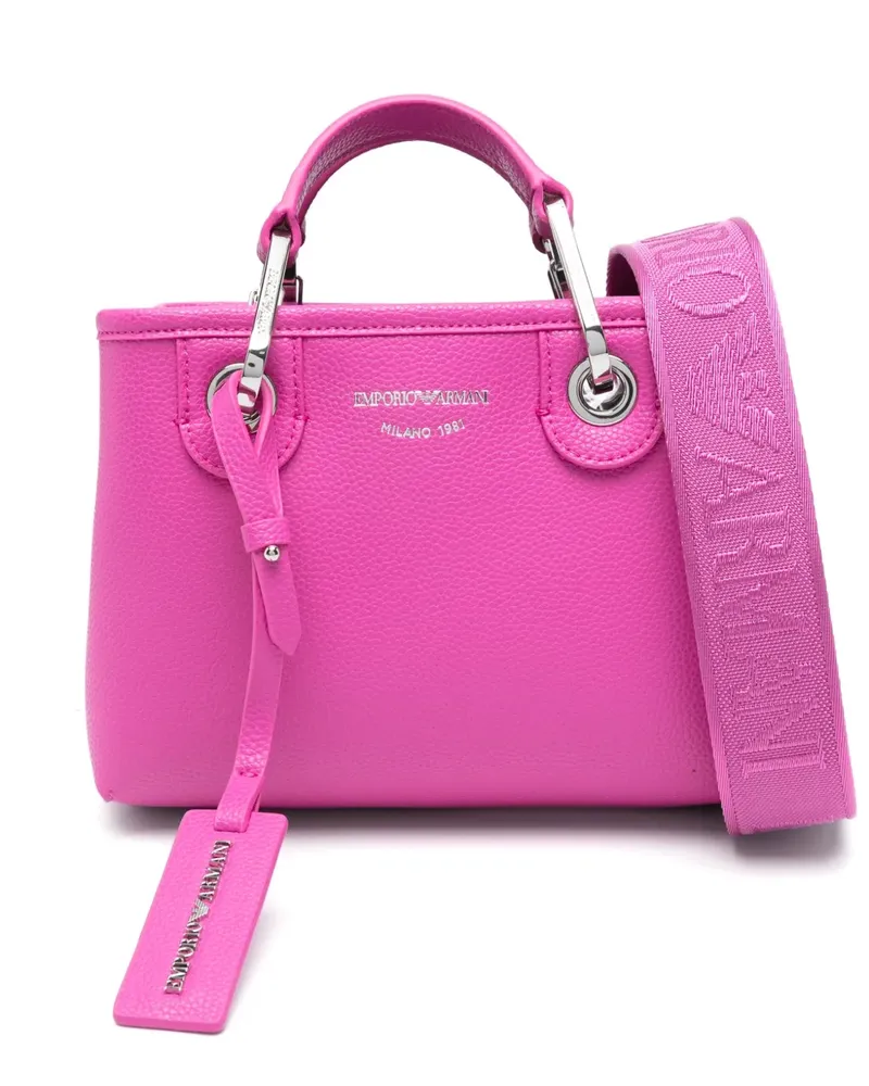 Emporio Armani Schultertasche mit Logo - Rosa Rosa