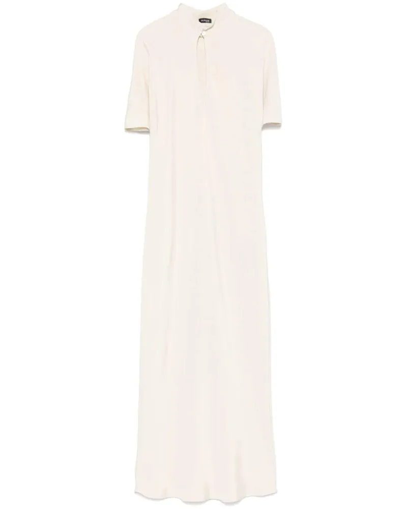 Kiton Midikleid mit Schlüssellochausschnitt - Nude Nude