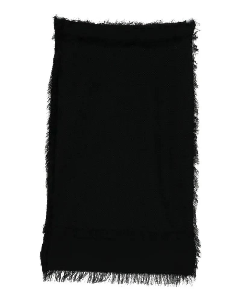 JNBY Gerader Rock mit Fransen - Schwarz Schwarz