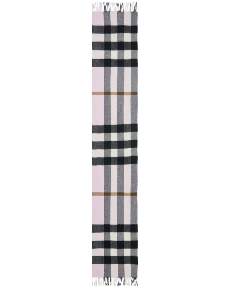 Burberry Karierter Kaschmirschal - Rosa Rosa