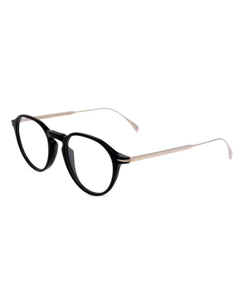 EYEWEAR by DAVID BECKHAM Brille mit rundem Gestell - Schwarz Schwarz