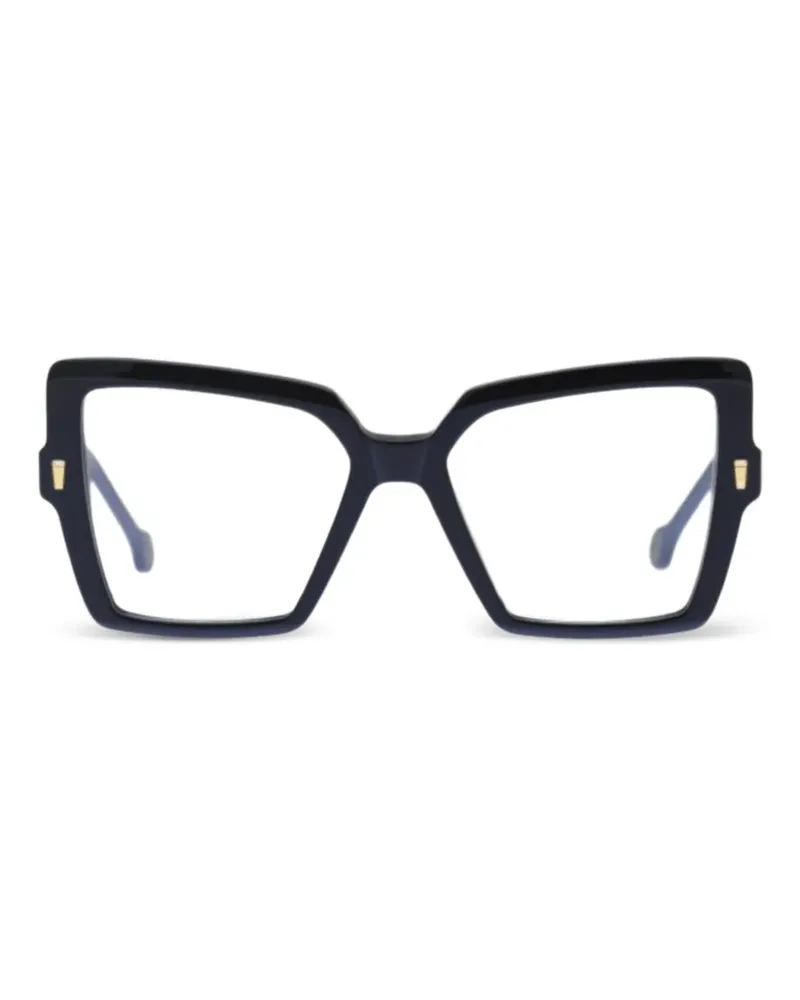 Kyme Brille mit eckigem Gestell - Schwarz Schwarz