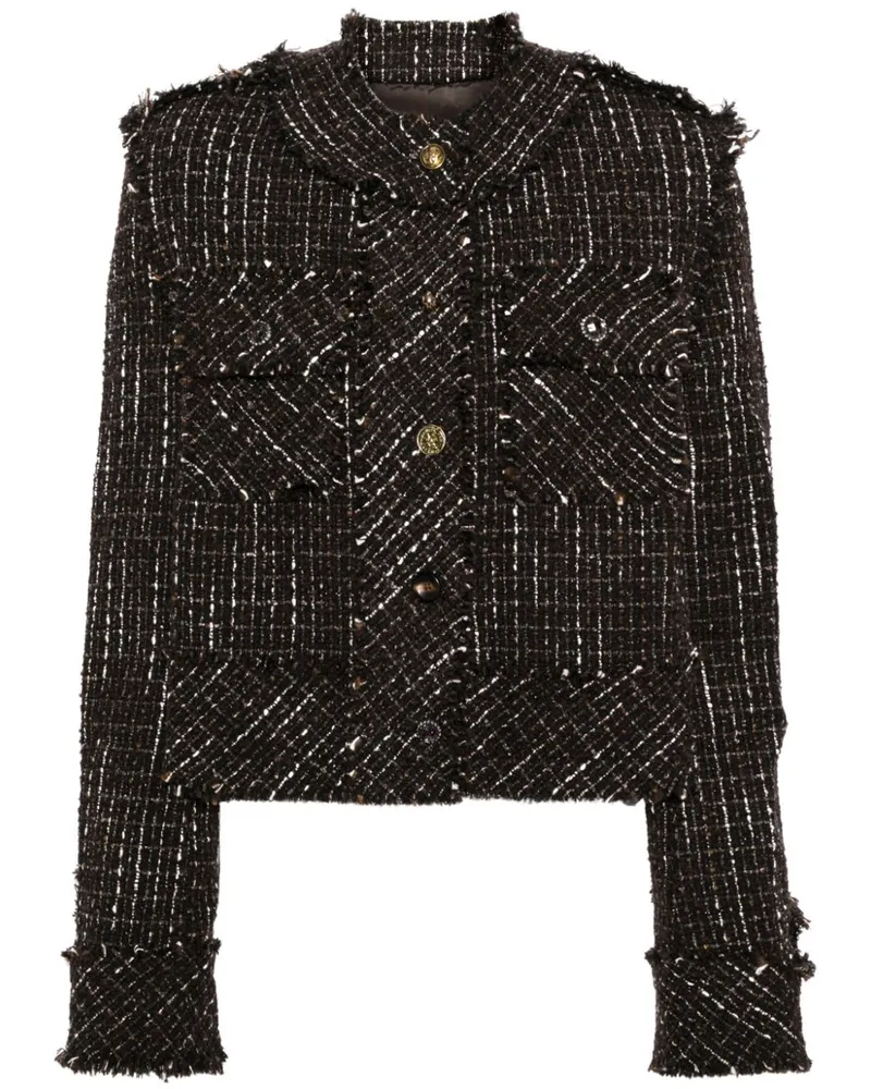 JNBY Tweed-Jacke mit Kristallen - Braun Braun