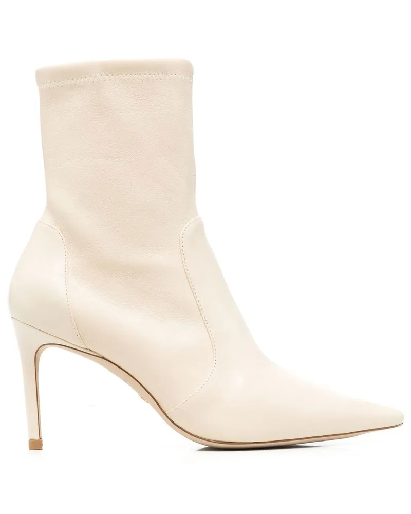 Stuart Weitzman Stuart Stiletto-Stiefel 85mm - Nude Nude