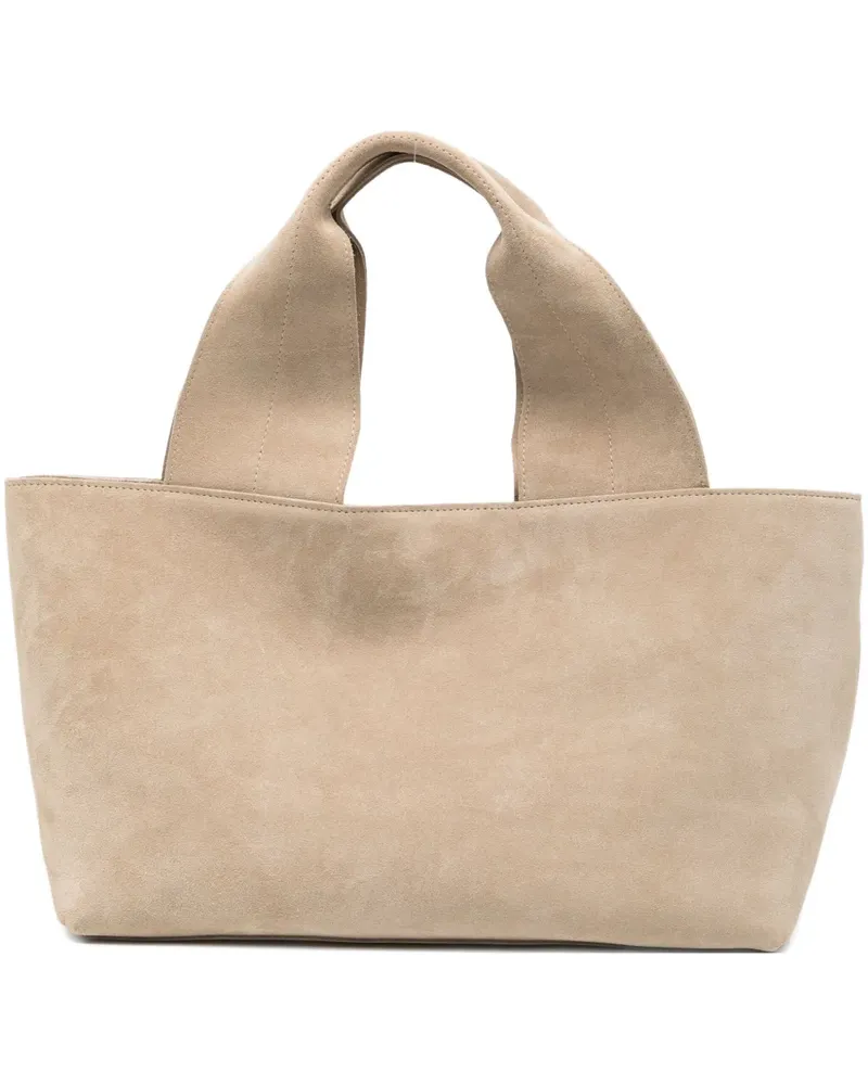 James Perse Shopper aus Wildleder - Nude Nude