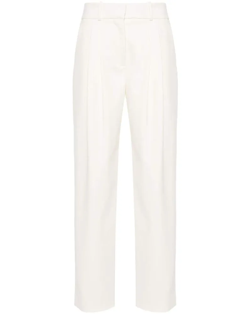 Veronica Beard Lagarde Tapered-Hose - Nude Nude