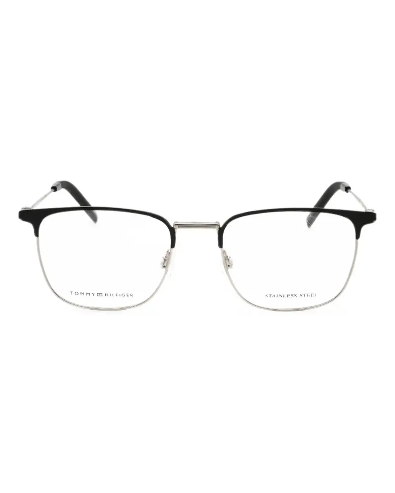 Tommy Hilfiger Brille mit eckigem Gestell - Schwarz Schwarz