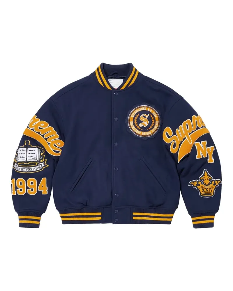 Supreme Being Veritas patch-detail jacket - Blau Blau