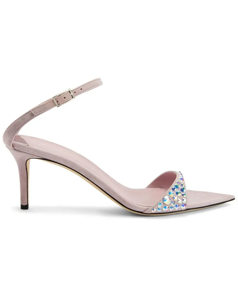 Giuseppe Zanotti Intriigo Sandalen mit Kristallen 70mm - Rosa Rosa