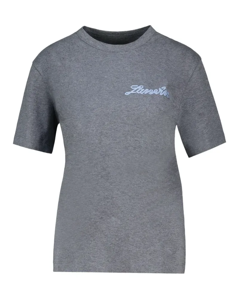 Lanvin small ribbon cotton T-shirt - Grau Grau