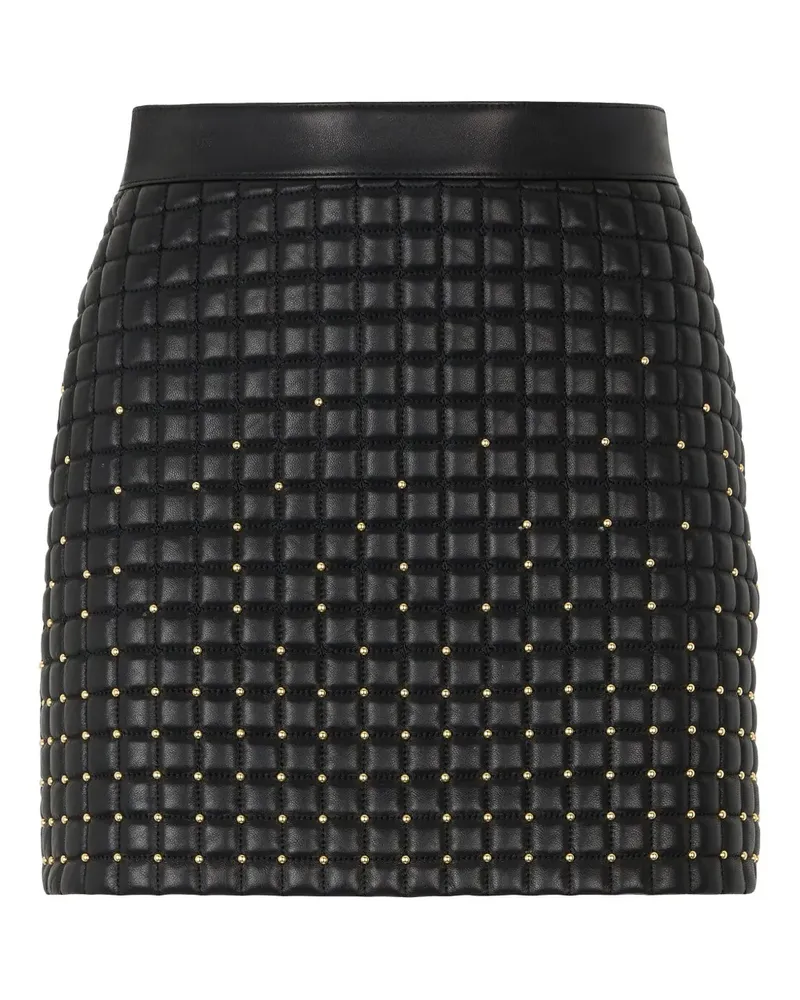 Roberto Cavalli Gesteppter Minirock - Schwarz Schwarz
