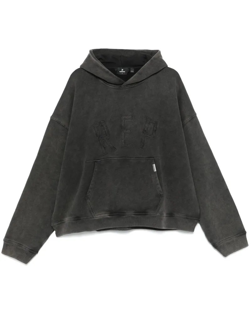 REPRESENT Rep Hoodie mit Applikation - Grau Grau