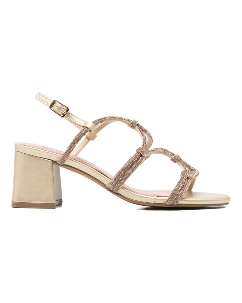 Bibi Lou crystal-embellished sandals - Gold Gold